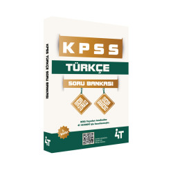 KPSS TÜRKÇE SORU BANKASI 3. BASKI 