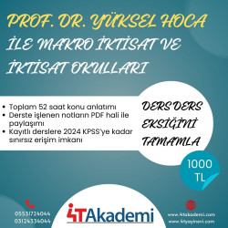  KPSS-A MAKRO İKTİSAT OFFLINE EĞİTİM 2024 