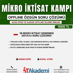 MİKRO İKTİSAT KAMPI OFFLINE 2024