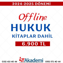 2024 - 2025 DÖNEMİ HUKUK OFFLINE  (KİTAPLAR DAHİL) 