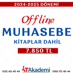 2024 - 2025 DÖNEMİ MUHASEBE OFFLINE  (KİTAPLAR DAHİL) 