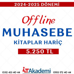 2024 - 2025 DÖNEMİ MUHASEBE OFFLINE  (KİTAPLAR HARİÇ)